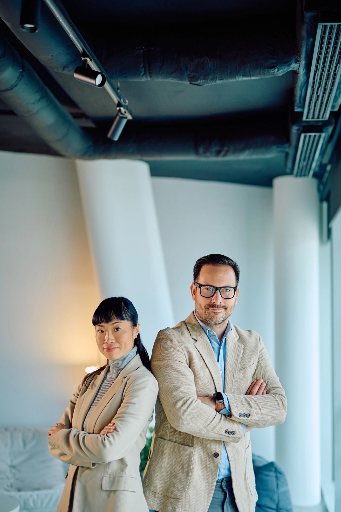 Business professional portrait in office