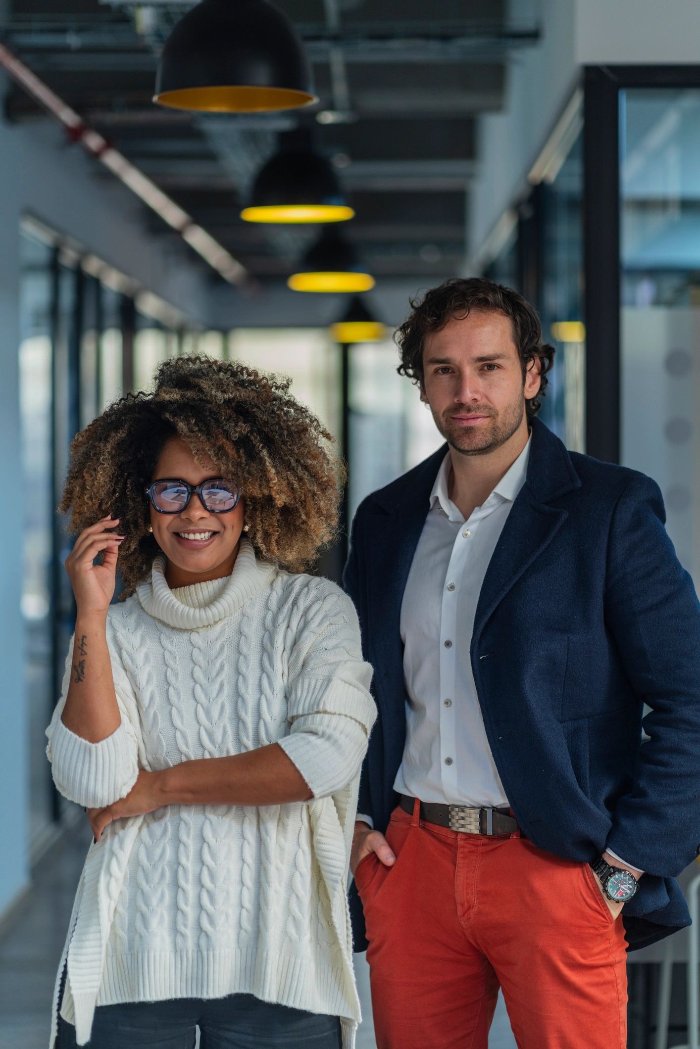 Professional team portrait representing a Sticky AI client testimonial